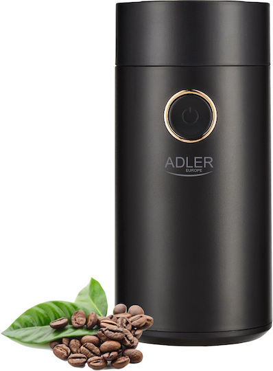 Adler Electric Coffee Grinder 150W for 75gr Beans Brown