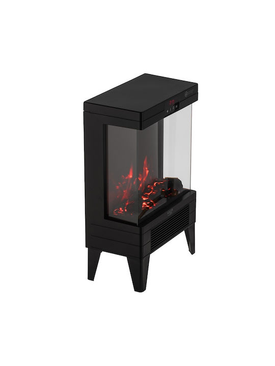Adler Floor Electric Fireplace 2000W 32.8x18cm Black