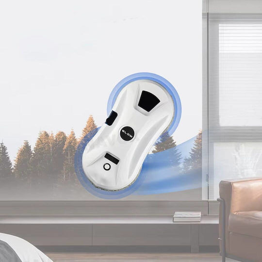 Blow Window Vacuum Cleaner Robot Battery White