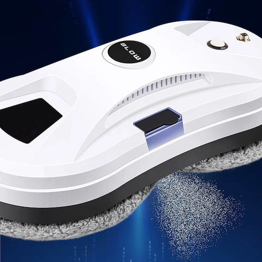 Blow Window Vacuum Cleaner Robot Battery White