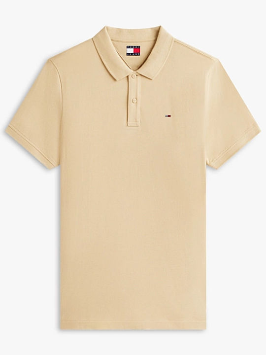TJM Polo Short Sleeve Beige Men's Blouse