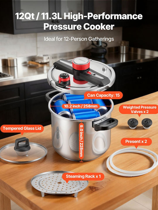 Vevor Pressure Cooker 11.3lt