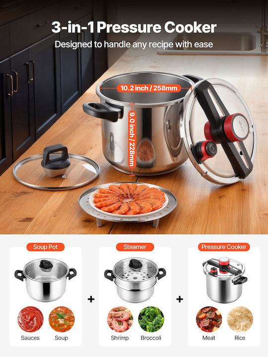 Vevor Pressure Cooker 11.3lt