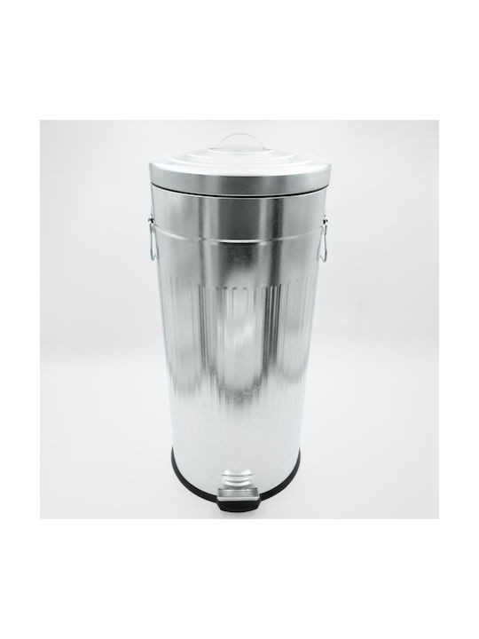 Sidirela Trendy Waste Bin Waste Metallic with Pedal 30lt 1pcs