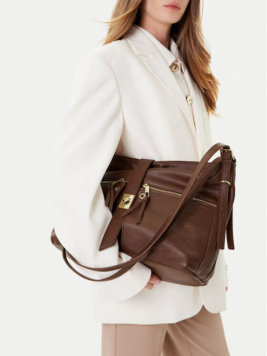 Leather Women's Bag Shoulder Brown
