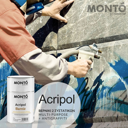 Monto Βερνίκι Εμποτισμού Πολυουρεθάνης 2 Συστατικών Άχρωμο Γυαλιστερό 750ml