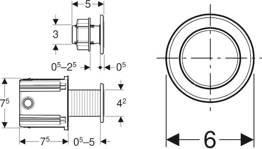 Geberit Flush Plate Dual Flush