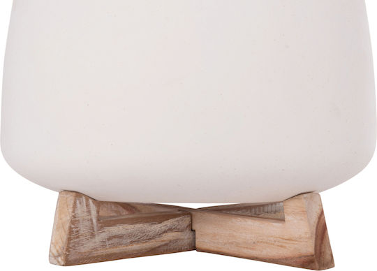 HomeMarkt Topf Beton White 29x29x23cm.