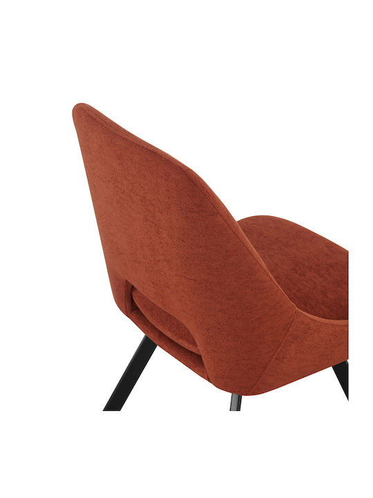 Initiate Dining Room Metallic Chair Terracotta 48x57x85cm 2pcs