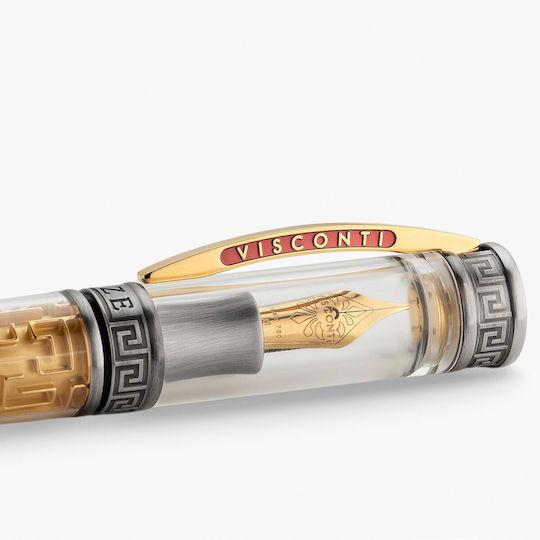 Visconti Πένα Γραφής Διάφανη από Ορείχαλκο