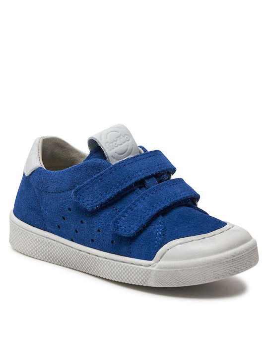 Παιδικά Sneakers High με Σκρατς Μπλε