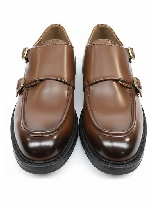 Men's Monk Shoes Brown