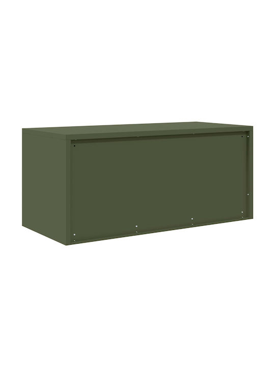 Ντουλάπι Γραφείου Μεταλλικό Πράσινη 90x40x40cm