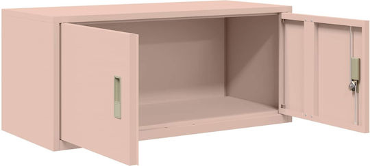 Metallisches Büroaufbewahrungsschubladenschrank Rosa 90x40x40cm
