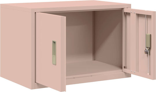 Dulap De Birou Metalic Roz 60x40x40cm