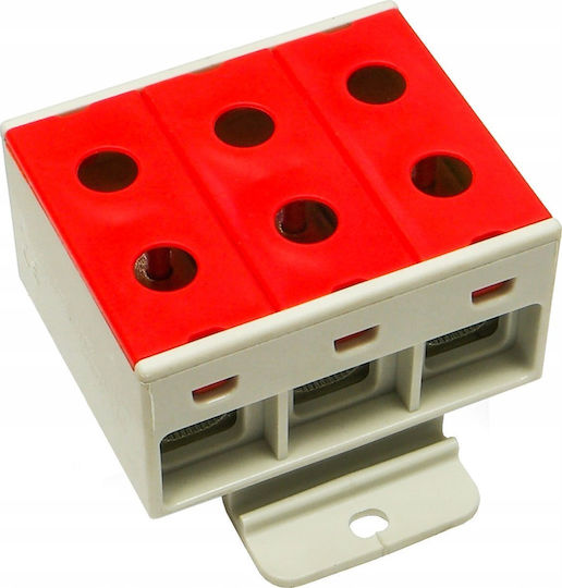 Incobex 3-pole 50mm2 Gray Busbar Terminal Zgx 3x50 Red Ver2 Ene-00207