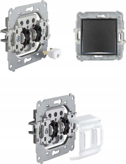 Karlik Double Frame Icon 0-0-irso-2 Universal Round Glass Effect White