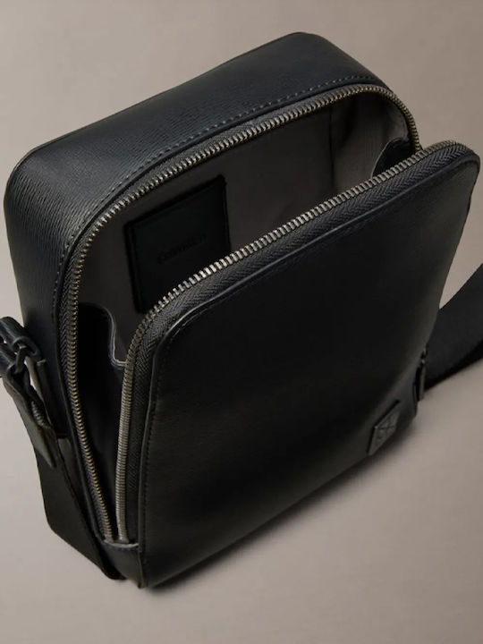 Geantă Pentru Bărbați De Umăr / Tip Crossbody Neagră