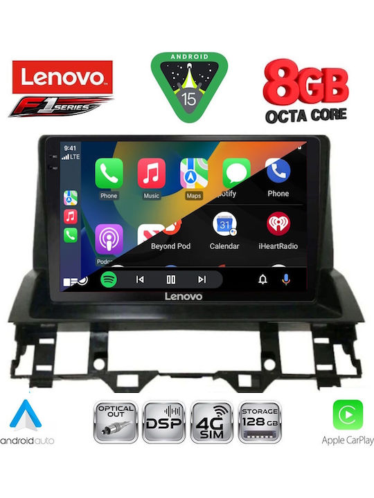 Lenovo Car Audio System for Mazda 6 2002-2008 (Bluetooth/USB/WiFi/GPS/Apple-Carplay/Android-Auto) with Touch Screen 10"