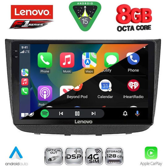 Lenovo Car Audio System for Mercedes-Benz Vito / Viano 2003-2007 (Bluetooth/USB/WiFi/GPS/Apple-Carplay/Android-Auto) with Touch Screen 10"