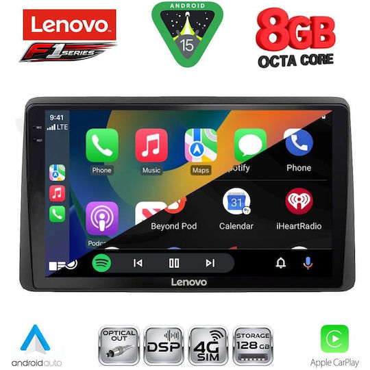 Lenovo Car Audio System for Nissan Juke 2021 (Bluetooth/USB/WiFi/GPS/Apple-Carplay/Android-Auto) with Touch Screen 10"