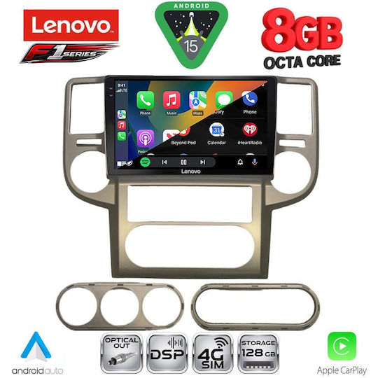 Lenovo Ηχοσύστημα Αυτοκινήτου για Nissan X-Trail 2004-2007 (Bluetooth/USB/WiFi/GPS/Apple-Carplay/Android-Auto) με Οθόνη Αφής 10"