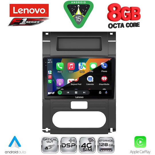 Lenovo Ηχοσύστημα Αυτοκινήτου για Nissan X-Trail 2007-2013 (Bluetooth/USB/WiFi/GPS/Apple-Carplay/Android-Auto) με Οθόνη Αφής 10"