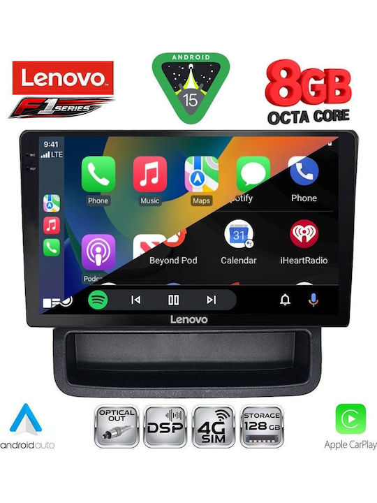 Lenovo Car Audio System for Opel Vivaro Renault Trafic Nissan Primastar 2004-2015 (Bluetooth/USB/WiFi/GPS/Apple-Carplay/Android-Auto) with Touch Screen 10"