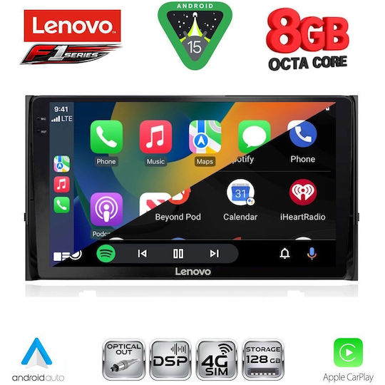 Lenovo Car Audio System for Skoda Karoq Kodiaq 2016 Bluetooth USB WiFi GPS Apple CarPlay Android Auto with 10 Inch Touch Screen LENOVO SSR 10584 CPA