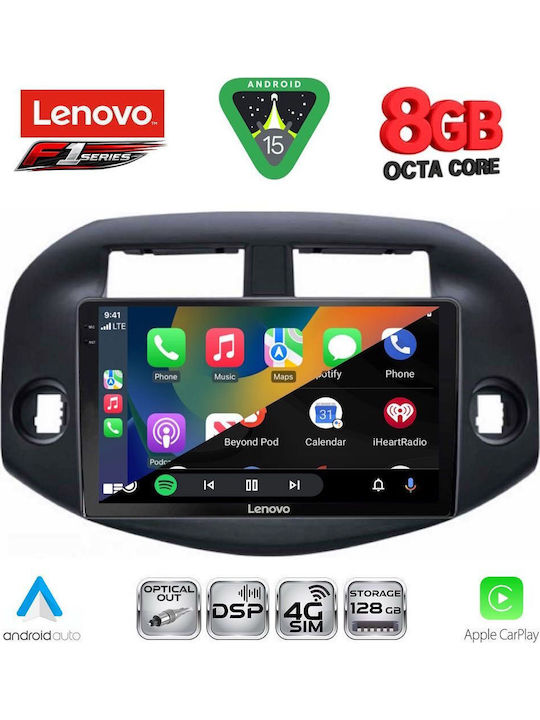 Lenovo Car Audio System for Toyota RAV 4 2006-2012 (Bluetooth/USB/WiFi/GPS/Apple-Carplay/Android-Auto) with Touch Screen 10"