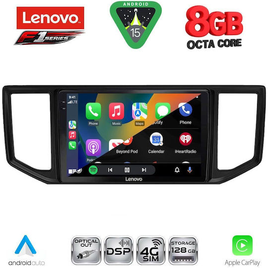 Lenovo Car Audio System for Volkswagen Crafter 2017 (Bluetooth/USB/WiFi/GPS/Apple-Carplay/Android-Auto) with Touch Screen 10"