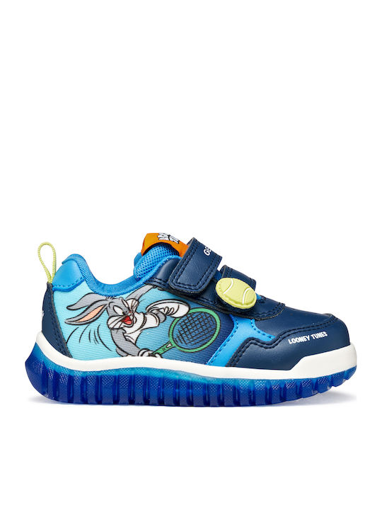 Geox Παιδικά Sneakers Ανατομικά Μπλε