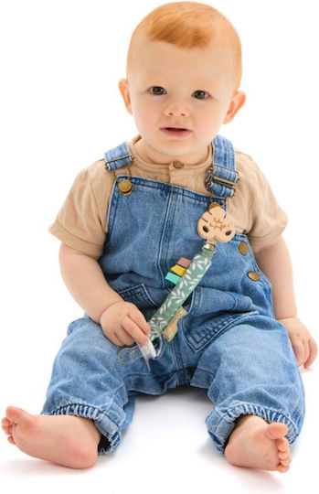 Sophie La Girafe Pacifiers Accessories Ribbon with Fabric Green