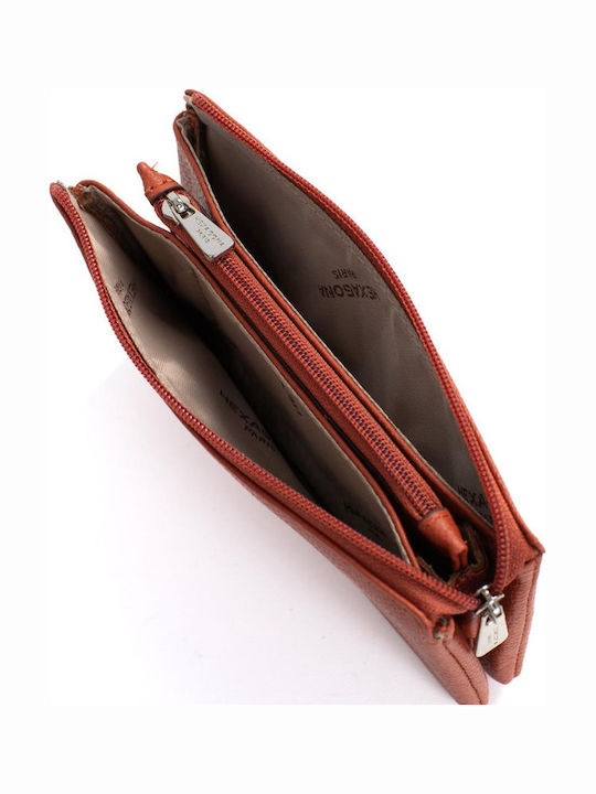 Малък Дамско Портмоне Класически Оранжев