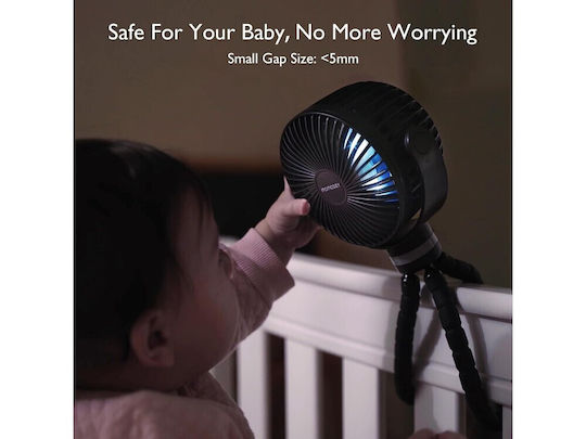 Momcozy Ventilator USB Fără Lamele Negru PF001-BL10BA-A