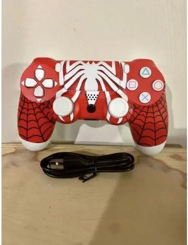 Factory DoubleShock Wireless Gamepad for PS4 Spiderman Dark Red
