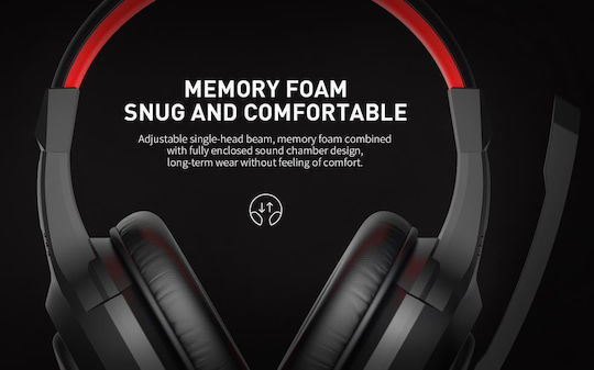 Havit H2031 Over Ear Gaming Headset με σύνδεση 3.5mm / USB
