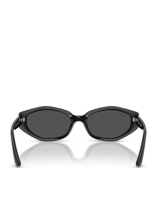 Ray Ban Unisex Γυαλιά Ηλίου με Μαύρο Κοκκάλινο Σκελετό και Μαύρο Φακό RB4473D 667787