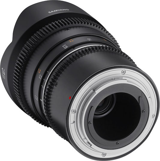 Samyang Crop Obiectiv Foto 14mm T3,1 VDSLR MK2 Unghi larg pentru Montura Canon RF Black
