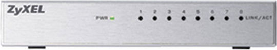Zyxel GS-108B v1 Unmanaged L2 Switch με 8 Θύρες Gigabit (1Gbps) Ethernet