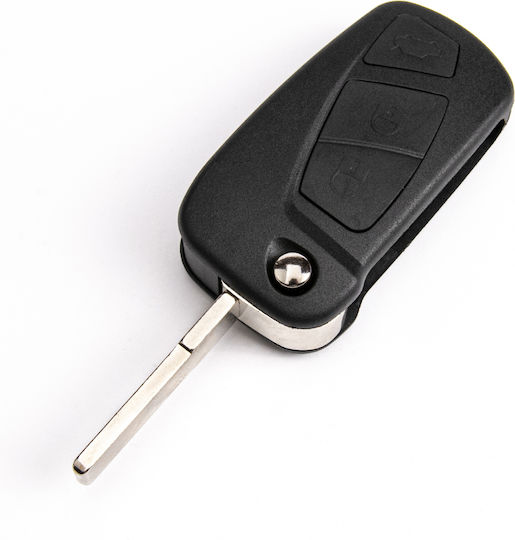 Schlichte Schlüsselhülle für Ford Ka 3 Tasten
