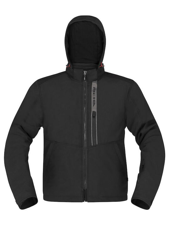 Richa Nuclear WP Мъжко Мотоциклетно яке Softshell Водоустойчив Черен