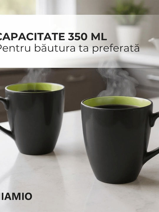 Miamio Le Papillon Зелен Керамика Сервизи за хранене 30бр
