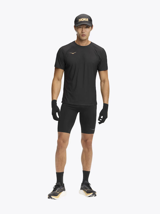 Airolite Sportliches Kurzarm T-Shirt Schwarz