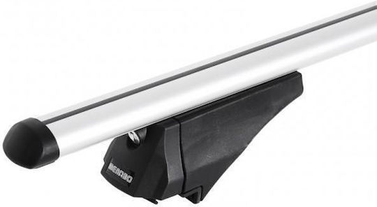 Menabo Aluminum Car Roof Bars Tiger XL Silver 131.5 Cm Silver Color Audi A4 B8/8K Avant 5 Doors 2007>2015 Flush Or Raised Rails 2 Pieces 8500/MB Menabo MP.8500/MB-4