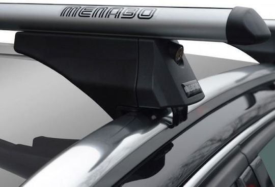 Menabo Aluminum Car Roof Bars Tiger XL Silver 131.5 Cm Silver Color Audi A6 4G/C7 Allroad 5 Doors 2012>2014 Flush Or Raised Rails 2 Pieces 8500/MB Menabo MP.8500/MB-7
