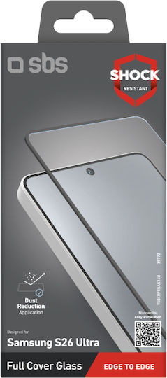 SBS Full Face Tempered Glass Μαύρο (Galaxy S26 Ultra)