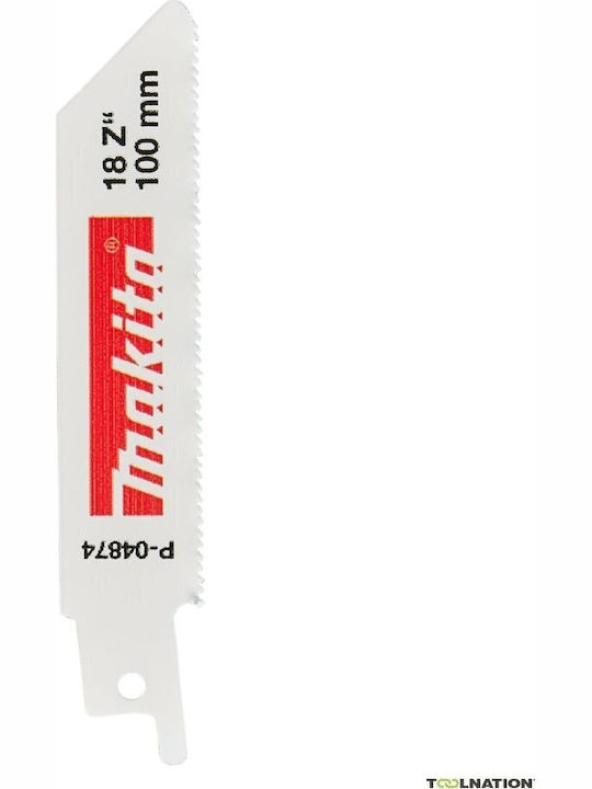 Makita Πριονολαμα Σπαθοπριονου Bim 100x0.9mm 5τεμ Μεταλλικα Φυλλα Προφιλ 3mm