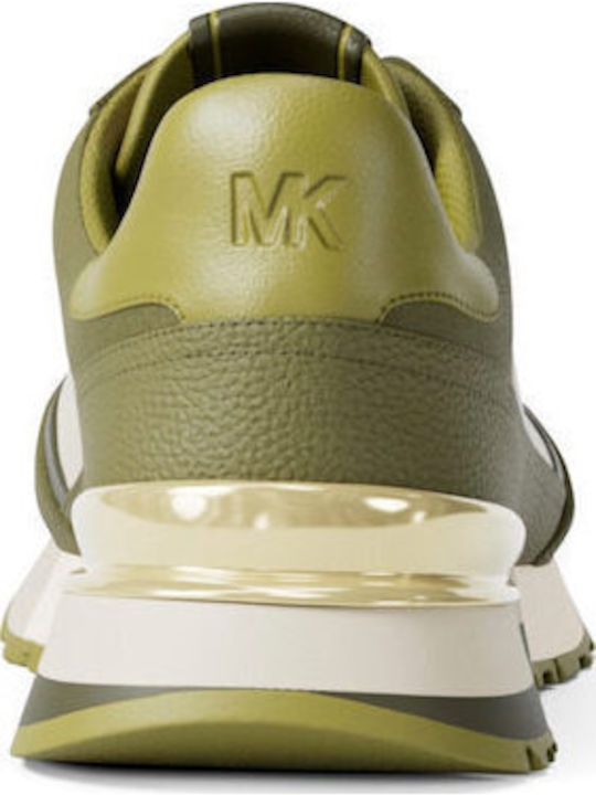 Damen Sneakers Λαδί / Μπεζ / Λευκό / Πράσινο