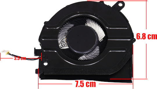 Laptop Fan Cpu Cooling Fan Lenovo Thinkpad L13 Gen 3 21b3 21b4 21b9 21ba Gen 4 21fg 21fh 21fn 21fq Gen 5 21lb 21lc 5f10z58252 5f10z58251 5f10z58255 5f10z58258 6pin Code 81641